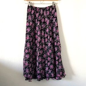 Flowy midi skirt